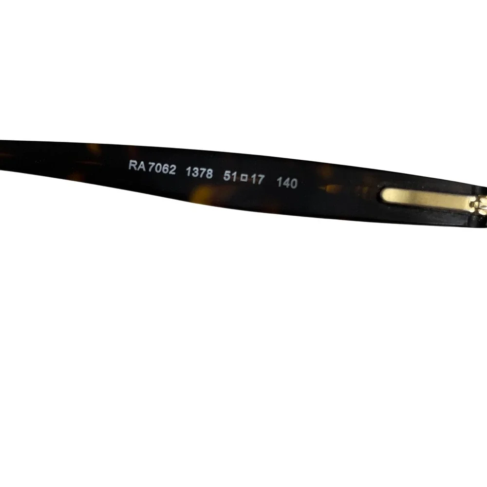 Ralph Lauren  Eyeglasses Frames‎ ONLY  RA7062 1375 Dark Tortoise 51-17-140